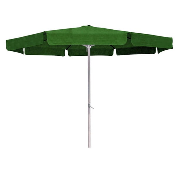 International Caravan 60403 and FG Outdoor 8 Foot Aluminum Umbrella Forest Green 60403/FG - main